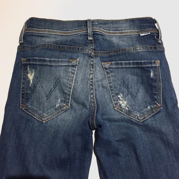 MOTHER The Cruiser "Rough It Up" Flair Jeans 24 - Picture 6 of 13